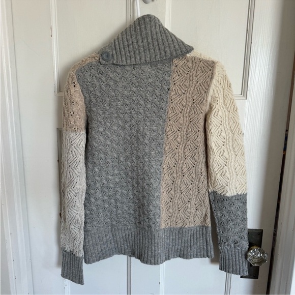 Sundance mixed knit lambswool turtleneck size small - Picture 7 of 8